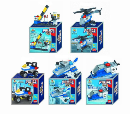 Игрушка Конструктор Полиция Police 20 деталей  TS10100A
