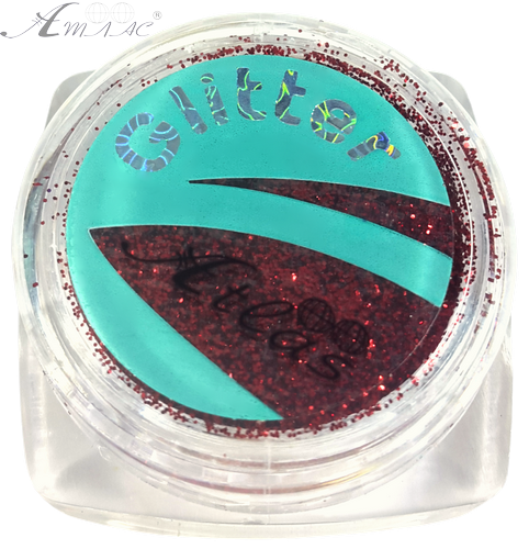 Блискітки (Гліттер) дрібні Атлас 2 гр - Червоний AS-2316 Блискітки (Гліттер) дрібні Атлас 2 гр - Червоний AS-2316