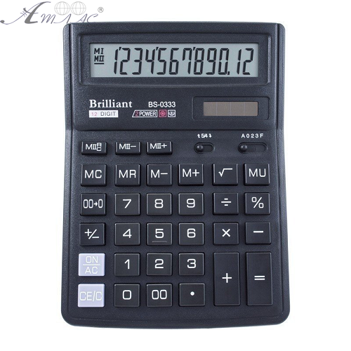 Калькулятор Brilliant BS-0333 настольный 12разр. 2памяти 143 х 192мм Калькулятор Brilliant BS-0333 настольный 12разр. 2памяти 143 х 192мм