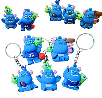 Брелок Корпорація монстрів мікс 5 см гумовий  ВТ-2123
