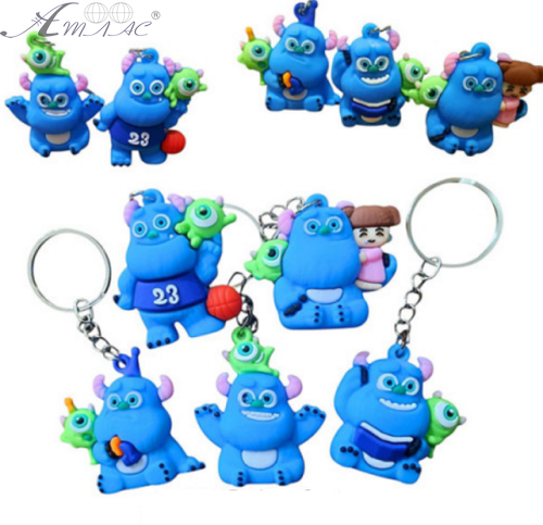 Брелок Корпорація монстрів мікс 5 см гумовий  ВТ-2123