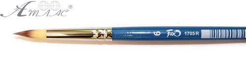 Пензлик синтетика Кругла № 6 художня