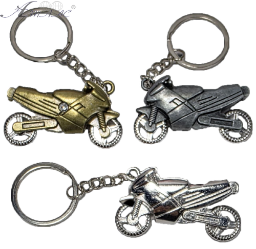 Брелок Мотоцикл спортивний 5 см метал  16322