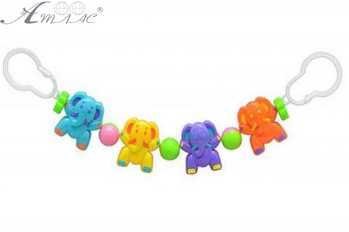 Іграшка Брязкальце Слоніки на коляску 430-1/2