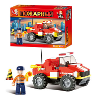 Игрушка Конструктор Sluban Пожарная машина 118 деталей  M38-B0217