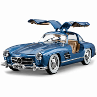 Машинка Автоексперт Mersedes-Benz 300SL 1954 блакитна 21см двері світло звук  1728-18