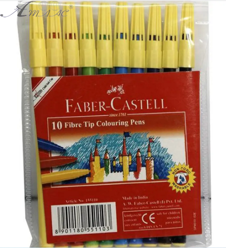 Фломастери Faber Castell 155110 10 кольорів
