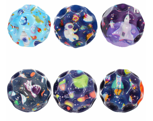 Игрушка Мяч Гравити Бол попрыгунчик 67мм Космос  01901