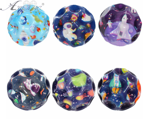 Іграшка М'яч Гравіті Бол стрибунець 67мм Космос  01901