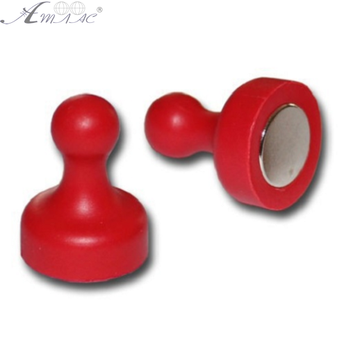 Магніт неодимимовий Пішак для дошки 19х25мм 1шт Червоний  05297