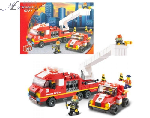 Іграшка Конструктор Sluban Пожежна машина 368 деталей M38-B0223 Іграшка Конструктор Sluban Пожежна машина 368 деталей M38-B0223