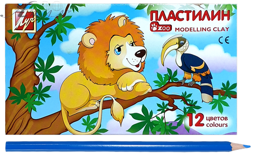 Пластилин Луч Зоо Мини 12 цветов 162 гр 19С 1272-08 Пластилин Луч Зоо Мини 12 цветов 162 гр 19С 1272-08