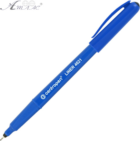Ручка капиллярная линер Centropen 0,3 Ergo Liner синий К4621 0104 Ручка капиллярная линер Centropen 0,3 Ergo Liner синий К4621 0104