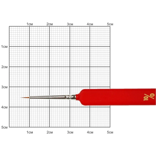 Кисть колонок круглая №   10/0 Kolos Nail art  3009L  фото 2