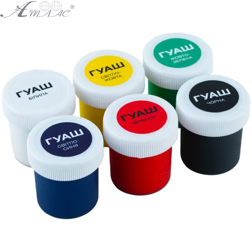 Гуашь набор Kite Classic 6 цветов 20мл K-062 фото 2 Гуашь набор Kite Classic 6 цветов 20мл K-062 фото 2