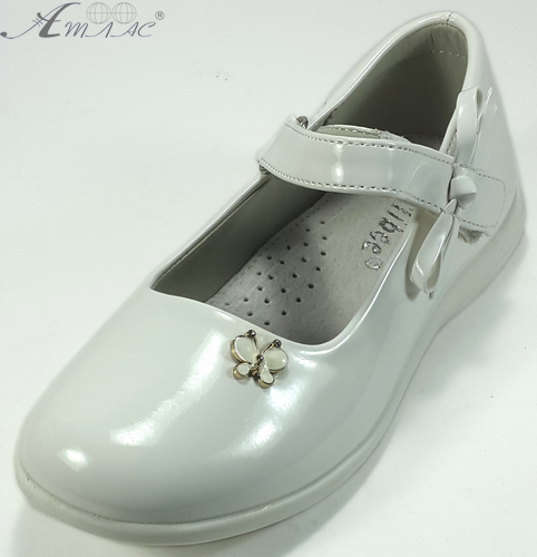 Туфлі Clibee D-506 р. 27 білі, з білими метеликами