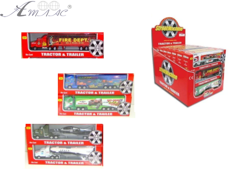 Іграшка Машинка Модель Die Cast вантажівки мікс  РТ-304