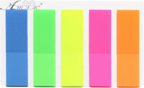 Разделители страниц стикеры 5 цветов, 25 шт, 12 х 45 мм НЕОН Economix 20945 Разделители страниц стикеры 5 цветов, 25 шт, 12 х 45 мм НЕОН Economix 20945