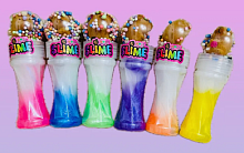 Игрушка Слайм Капибара с шариками 19*5см в колбе  ВТ-6100-24 