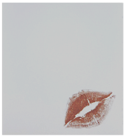 Бумага с липким слоем, стикер "Отпечаток поцелуя" 30 листов AS-0522, Р-0118