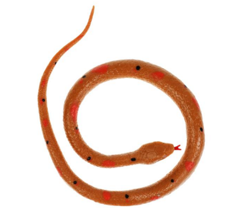 Игрушка силиконовая антистресс Змея Коричневая 58 см  16755 фото 2