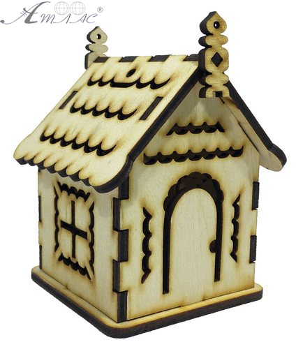 Будинок № 4 сувенірний 7 х 7 х 9 см AS-4242, F-0106 Будинок № 4 сувенірний 7 х 7 х 9 см AS-4242, F-0106