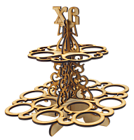 Сувенир "Пасхальная подставка Елка" на 16 яиц 20.5 х 20.5 см AS-4220, В-0380