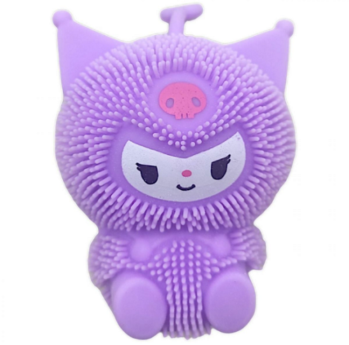 Игрушка Силиконовая тянучка Kuromi свет 11см  24-3-144 фото 3