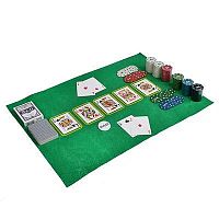 Игрушка Покер Набор в металлическом пенале, 120 фишек 341-004