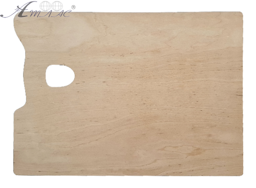 Палітра № 24 дерево, не промаслена, прямокутна 35*26см  AS-4974