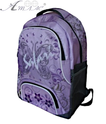 Рюкзак Safari сиреневый с вышивкой SDW 9358