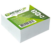 Папір для нотаток Fresh Up білий НЕ клеєний 80 х 80 мм 400 арк FR-1411