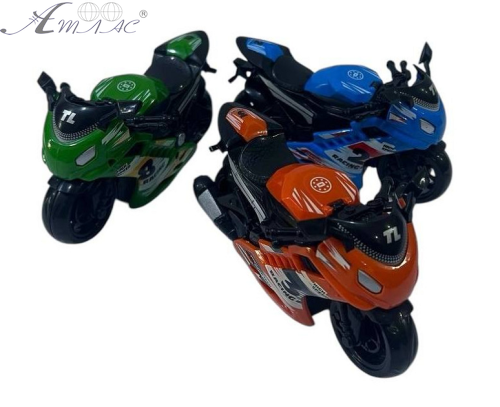 Іграшка Мотоцикл Спорт інерційний 14 см  888-9