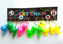 Брелок Свисток пластиковый брелок Смайл  03404