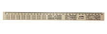 Лінійка Дерев'яна ТАбличка Множення 30см надрукована  AS-0677