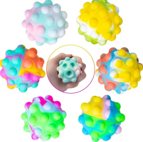 Игрушка Мяч Pop it 6,5 см Антистресс  14608 фото 2