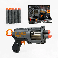 Игрушка Пистолет + поролоновые пули с присосками  7164