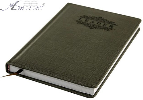 Блокнот 145 х 210 мм Leader кожзаменитель замша # NT-A5-5, 118616