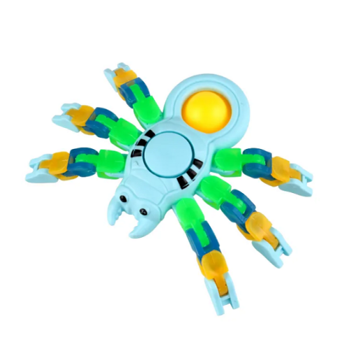 Игрушка Спинер  Паук с подвижными деталями 13 см  А747 фото 2