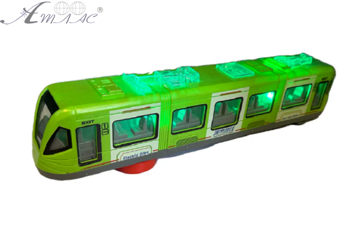 Іграшка Модель Міський поїзд пластмасовий 31см Зелений  0085А фото 3