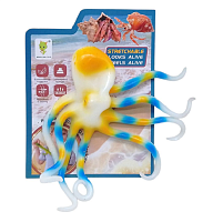 Іграшка силіконова антистрес Восьминіг яскравий 17 см  6006А