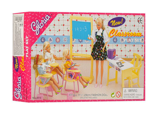 Игрушка Кукольная Мебель набор Gloria Школьный класс  9916   фото 2