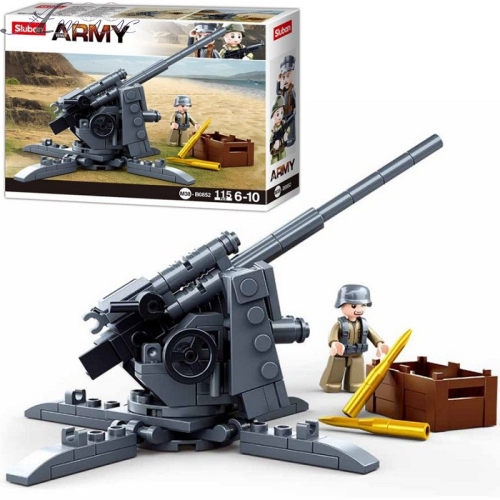 Конструктор Sluban Армия  Пушка 115 деталей  M38-B0852