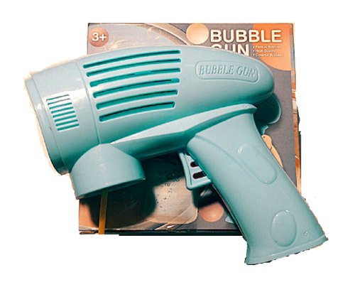 Игрушка Пистолет Bubbles Gun Голубой для пускания мыльных пузырей  BL354 фото 2