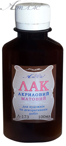 Лак акриловий Матовий 100 мл AS-1005