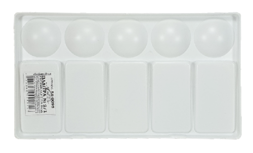 Палитра прямоугольная №  2/1 снежно белая 17,5 х 23 см  AS-0095 фото 2