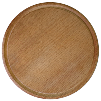 Деревянная доска круглая диаметром 26 см Бук 00808