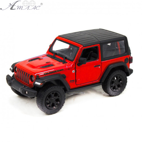 Машинка Kinsmart Jeep Wrangler с крышей KT5412WB