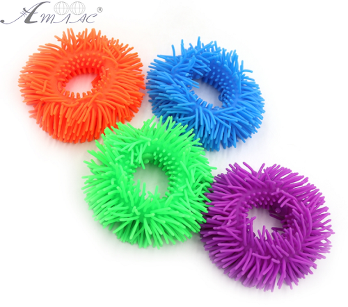 Іграшка Силіконова антистрес Браслет силіконовий Пухнастий  9822