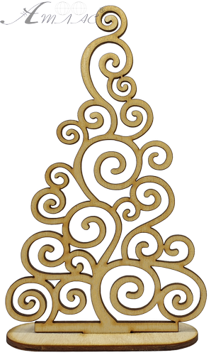 Фигурка фанерная - Елка большая ажурная на подставке 18 см AS-4640, В-0250 фото 2 Фигурка фанерная - Елка большая ажурная на подставке 18 см AS-4640, В-0250 фото 2